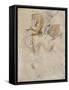Saint Georges terrassant le Dragon; vers 1847-Eugene Delacroix-Framed Stretched Canvas