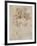 Saint Georges terrassant le Dragon; vers 1847-Eugene Delacroix-Framed Giclee Print