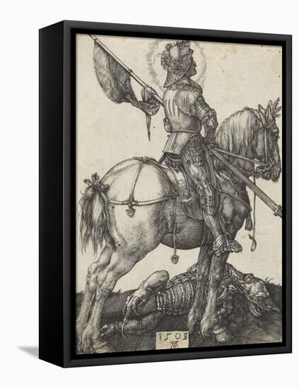 Saint Georges-Albrecht Dürer-Framed Stretched Canvas