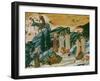 Saint Gerasimus in the Thebaid Desert with the Lion He Tamed by Removing a Thorn from its Paw-null-Framed Giclee Print