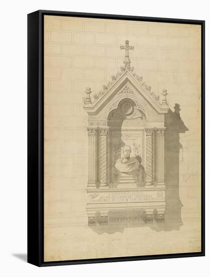 Saint-Germain Des Pres Monument to Hippolyte Flandrin-Victor Baltard-Framed Stretched Canvas