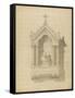 Saint-Germain Des Pres Monument to Hippolyte Flandrin-Victor Baltard-Framed Stretched Canvas