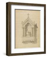 Saint-Germain Des Pres Monument to Hippolyte Flandrin-Victor Baltard-Framed Giclee Print