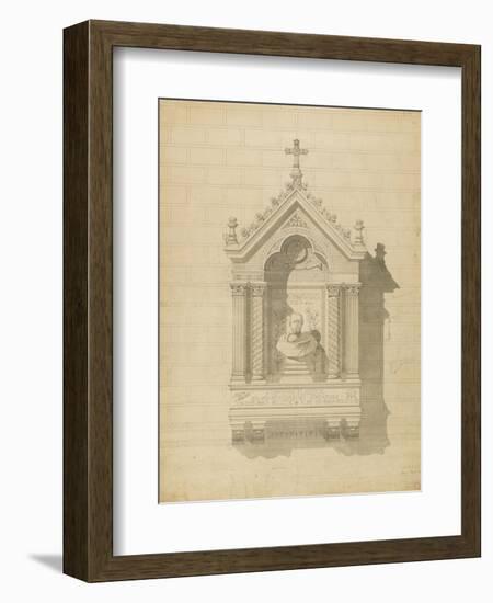 Saint-Germain Des Pres Monument to Hippolyte Flandrin-Victor Baltard-Framed Giclee Print