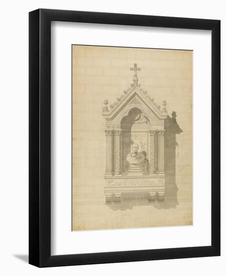 Saint-Germain Des Pres Monument to Hippolyte Flandrin-Victor Baltard-Framed Giclee Print