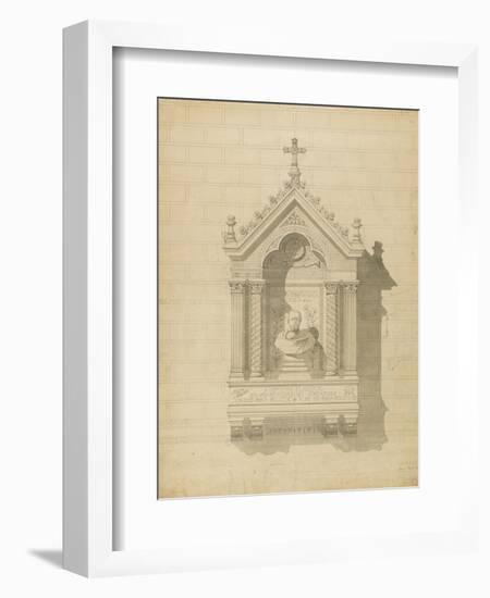 Saint-Germain Des Pres Monument to Hippolyte Flandrin-Victor Baltard-Framed Giclee Print