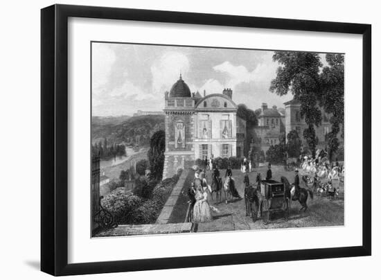 Saint Germain En Laye-Eugene Lami-Framed Art Print