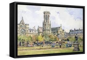 Saint Germain L'Auxerrois, 1847-1908-John Fulleylove-Framed Stretched Canvas