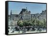 Saint-Germain l'Auxerrois, 1867 (oil on canvas)-Claude Monet-Framed Stretched Canvas