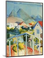 Saint Germain Near Tunis, 1914-Auguste Macke-Mounted Giclee Print