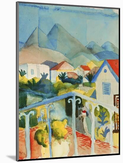 Saint Germain Near Tunis, 1914-Auguste Macke-Mounted Giclee Print