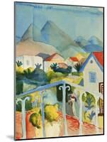 Saint Germain Near Tunis, 1914-Auguste Macke-Mounted Giclee Print