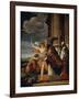 Saint Germanus of Auxerre and Saint Genevieve of Paris, 1630-Laurent de La Hyre-Framed Giclee Print