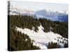 Saint Gervais Ski Slopes, Saint Gervais, Haute Savoie, French Alps, France, Europe-null-Stretched Canvas