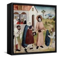 Saint Giles Distributing His Property Among the Poor, C1470-1480-null-Framed Stretched Canvas