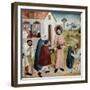 Saint Giles Distributing His Property Among the Poor, C1470-1480-null-Framed Giclee Print