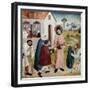 Saint Giles Distributing His Property Among the Poor, C1470-1480-null-Framed Giclee Print