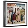 Saint Giles Distributing His Property Among the Poor, C1470-1480-null-Framed Giclee Print