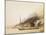 Saint-Gingolph, un navire ancré au bord du lac-Alexandre-Gustave Eiffel-Mounted Giclee Print