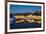 Saint-Goustan port at blue hour, Auray, Morbihan, Brittany, France, Europe-Francesco Vaninetti-Framed Photographic Print