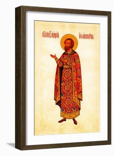 Saint Grand Prince Andrey Bogolyubsky, 1887-Fyodor Grigoryevich Solnzev-Framed Giclee Print