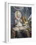 Saint Gregory the Great on Cathedra-Pietro Fabris-Framed Giclee Print