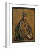 Saint Gregory the Great-Pedro Berruguete-Framed Giclee Print