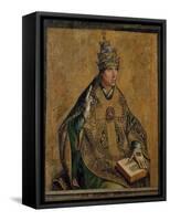 Saint Gregory the Great-Pedro Berruguete-Framed Stretched Canvas