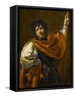 Saint Guillaume d'Aquitaine-Simon Vouet-Framed Stretched Canvas