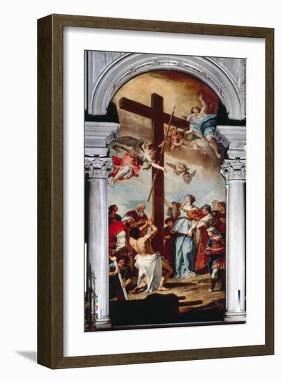 Saint Helen Finds the Wood of the Cross-Sebastiano Ricci-Framed Giclee Print