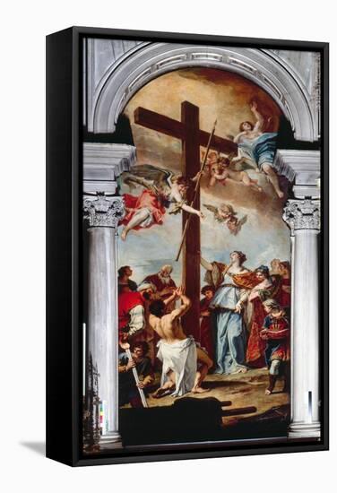 Saint Helen Finds the Wood of the Cross-Sebastiano Ricci-Framed Stretched Canvas