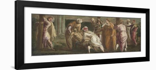 Saint Helen Testing the True Cross, C.1545-Jacopo Robusti Tintoretto-Framed Giclee Print