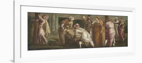 Saint Helen Testing the True Cross, C.1545-Jacopo Robusti Tintoretto-Framed Giclee Print