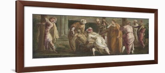 Saint Helen Testing the True Cross, C.1545-Jacopo Robusti Tintoretto-Framed Giclee Print