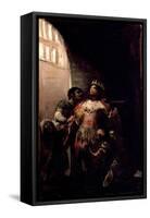 Saint Hermenegild in Prision-Francisco de Goya-Framed Stretched Canvas