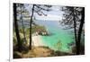 Saint Hernot paradisiac beach in Brittany-Philippe Manguin-Framed Photographic Print