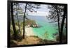 Saint Hernot paradisiac beach in Brittany-Philippe Manguin-Framed Photographic Print