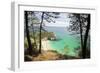 Saint Hernot paradisiac beach in Brittany-Philippe Manguin-Framed Photographic Print