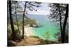 Saint Hernot paradisiac beach in Brittany-Philippe Manguin-Stretched Canvas