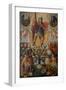 Saint Hippolytus Between Spanish and Aztec Soldiers-null-Framed Premium Giclee Print