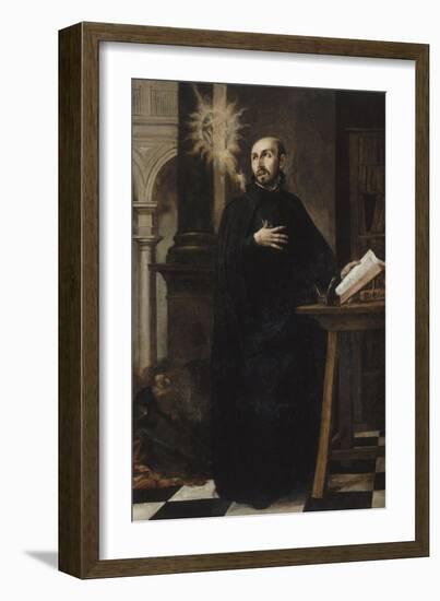 Saint Ignatius of Loyola Received the Name of Jesus-Juan de Valdes Leal-Framed Giclee Print