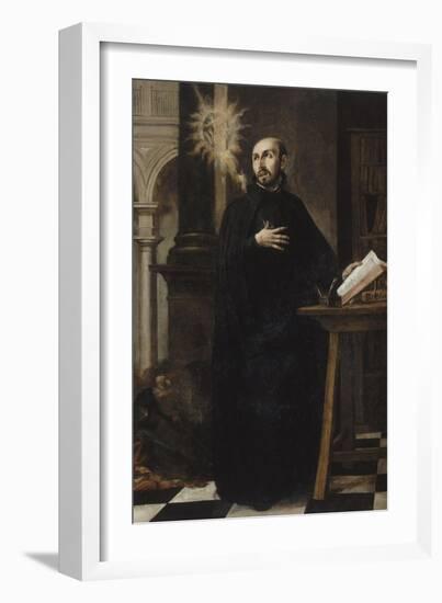 Saint Ignatius of Loyola Received the Name of Jesus-Juan de Valdes Leal-Framed Giclee Print