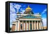 Saint Isaac's Cathedral in St Petersburg, Russia.-Brian K-Framed Stretched Canvas