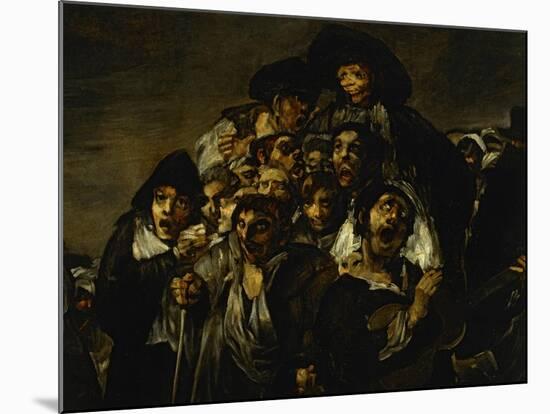Saint Isidore's Day, Detail-Francisco de Goya-Mounted Giclee Print