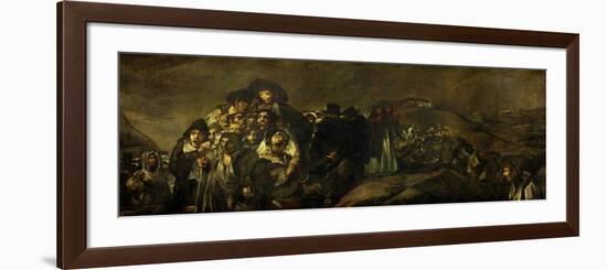 Saint Isidore's Day, on of the Black Paintings from the Quinta Del Sordo, Goya' House, 1819-1823-Francisco de Goya-Framed Giclee Print