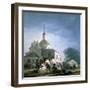 Saint Isidores Day at the Saints Hermitage, 1788-Francisco de Goya-Framed Giclee Print