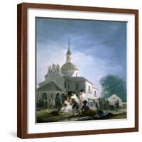 Saint Isidores Day at the Saints Hermitage, 1788-Francisco de Goya-Framed Giclee Print