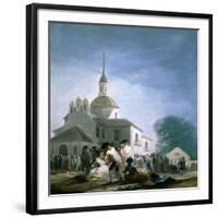 Saint Isidores Day at the Saints Hermitage, 1788-Francisco de Goya-Framed Giclee Print