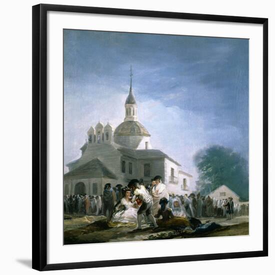 Saint Isidores Day at the Saints Hermitage, 1788-Francisco de Goya-Framed Giclee Print