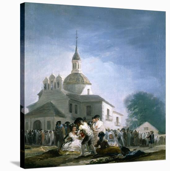 Saint Isidores Day at the Saints Hermitage, 1788-Francisco de Goya-Stretched Canvas